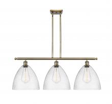 Innovations Lighting 516-3I-AB-GBD-124-LED - Bristol - 3 Light - 39 inch - Antique Brass - Cord hung - Island Light