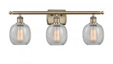 Innovations Lighting 516-3W-AB-G105-LED - Belfast - 3 Light - 26 inch - Antique Brass - Bath Vanity Light