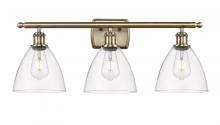 Innovations Lighting 516-3W-AB-GBD-752-LED - Bristol - 3 Light - 28 inch - Antique Brass - Bath Vanity Light