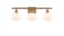 Innovations Lighting 516-3W-BB-G121-6-LED - Athens - 3 Light - 26 inch - Brushed Brass - Bath Vanity Light