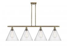 Innovations Lighting 516-4I-AB-GBC-124-LED - Berkshire - 4 Light - 50 inch - Antique Brass - Cord hung - Island Light