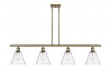 Innovations Lighting 516-4I-AB-GBC-84-LED - Berkshire - 4 Light - 48 inch - Antique Brass - Cord hung - Island Light