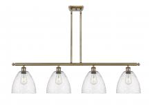 Innovations Lighting 516-4I-AB-GBD-94-LED - Bristol - 4 Light - 48 inch - Antique Brass - Cord hung - Island Light