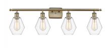 Innovations Lighting 516-4W-AB-G652-6-LED - Cindyrella - 4 Light - 36 inch - Antique Brass - Bath Vanity Light