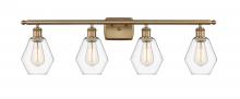 Innovations Lighting 516-4W-BB-G652-6-LED - Cindyrella - 4 Light - 36 inch - Brushed Brass - Bath Vanity Light