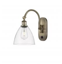 Innovations Lighting 518-1W-AB-GBD-752-LED - Bristol - 1 Light - 8 inch - Antique Brass - Sconce