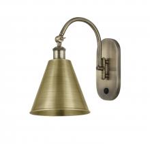 Innovations Lighting 518-1W-AB-MBC-8-AB-LED - Berkshire - 1 Light - 8 inch - Antique Brass - Sconce