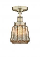 Innovations Lighting 616-1F-AB-G146 - Chatham - 1 Light - 7 inch - Antique Brass - Semi-Flush Mount