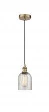 Innovations Lighting 616-1P-AB-G259-LED - Caledonia - 1 Light - 5 inch - Antique Brass - Cord hung - Mini Pendant