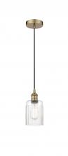 Innovations Lighting 616-1P-AB-G342-LED - Hadley - 1 Light - 5 inch - Antique Brass - Cord hung - Mini Pendant