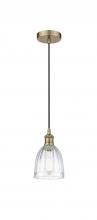 Innovations Lighting 616-1P-AB-G442-LED - Brookfield - 1 Light - 6 inch - Antique Brass - Cord hung - Mini Pendant