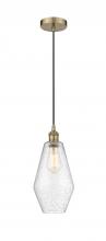 Innovations Lighting 616-1P-AB-G654-7-LED - Cindyrella - 1 Light - 7 inch - Antique Brass - Cord hung - Mini Pendant