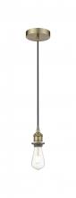 Innovations Lighting 616-1P-AB-LED - Edison - 1 Light - 2 inch - Antique Brass - Cord hung - Mini Pendant