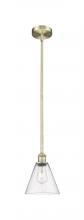 Innovations Lighting 616-1S-AB-GBC-84-LED - Berkshire - 1 Light - 8 inch - Antique Brass - Cord hung - Mini Pendant