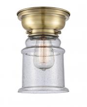 Innovations Lighting 623-1F-AB-G184 - Canton - 1 Light - 6 inch - Antique Brass - Flush Mount