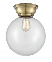 Innovations Lighting 623-1F-AB-G202-10 - Beacon - 1 Light - 10 inch - Antique Brass - Flush Mount