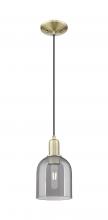 Innovations Lighting 716-1P-AB-G558-6SM - Bella - 1 Light - 6 inch - Antique Brass - Cord hung - Mini Pendant