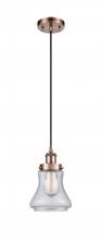 Innovations Lighting 916-1P-AC-G194 - Bellmont - 1 Light - 6 inch - Antique Copper - Cord hung - Mini Pendant