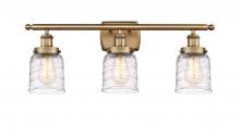 Innovations Lighting 916-3W-BB-G513-LED - Bell - 3 Light - 26 inch - Brushed Brass - Bath Vanity Light