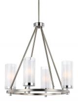 Generation Lighting F2984/4SN/CH - Small Chandelier