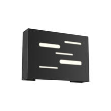 Kuzco Lighting Inc EW37206-BK - DYNAMO ACRYLIC EXTERIOR WALL BLACK 10W, 120VAC WITH LED DRIVER, 3000K, 90CRI