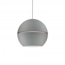 Kuzco Lighting Inc 494024-GY - Lucas 24-in Gray 1 Light Pendant