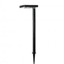 Gama Sonic 117i90080 - Contemporary Square Solar Path Light - Black