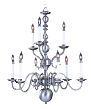 Framburg 9129 MB - 9-Light Mahogany Bronze Jamestown Dining Chandelier