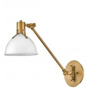 Hinkley 3480PT - Medium Swing Arm Single Light Sconce