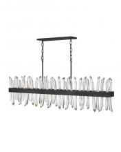 Fredrick Ramond FR30909BLK - Large Six Light Linear