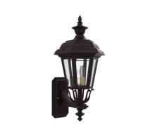 SNOC 21412-CB09C - Jamestown - Uplighter wall mount with medium finial - 21412