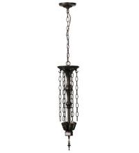 Meyda White 106604 - 20"W Mahogany Bronze 4 LT Inverted Pendant Hardware