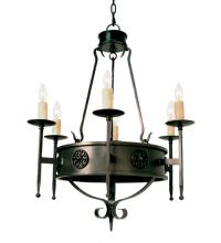 Meyda White 115168 - 30" Wide Lorenzo 6 Light Chandelier