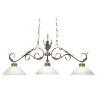 Meyda White 120152 - 48" Long Orleans Oblong Pendant