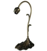 Meyda White 14556 - 15" High Lily Gooseneck Table Base