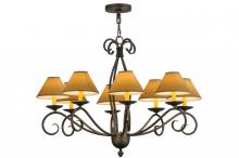 Meyda White 145951 - 40"W Sienna 8 LT Chandelier