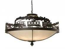 Meyda White 146478 - 48" Wide Train Inverted Pendant