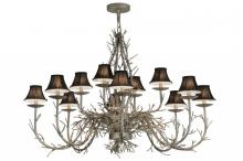 Meyda White 147591 - 50" Wide Twigs 12 Light Chandelier