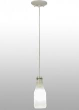 Meyda White 151223 - 5"W Milk Bottle LED Mini Pendant