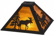 Meyda White 151427 - 11.5"Sq Lone Moose Shade