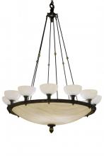 Meyda White 198020 - 55" Wide Whitesboro Middle School Auditorium Chandelier