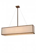 Meyda White 167484 - 52"L Quadrato Linear Oblong Pendant