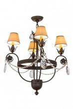 Meyda White 167827 - 26"W Antonia 4 LT Chandelier