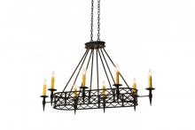 Meyda White 171574 - 55" Long Topridge 8 LT Chandelier