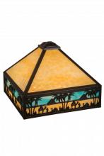 Meyda White 17323 - 15.5"Sq Camel Mission Shade