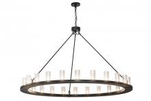 Meyda White 173625 - 72" Wide Loxley 24 Light Chandelier