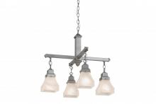 Meyda White 175992 - 24"W Bungalow 4 LT Chandelier