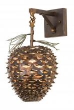 Meyda White 176185 - 11"W Stoneycreek Pinecone Hanging Wall Sconce