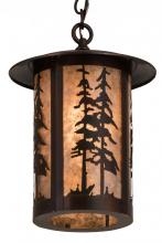 Meyda White 179989 - 10"W Fulton Great Pines Pendant