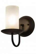 Meyda White 189000 - 5"W Loxley Wall Sconce